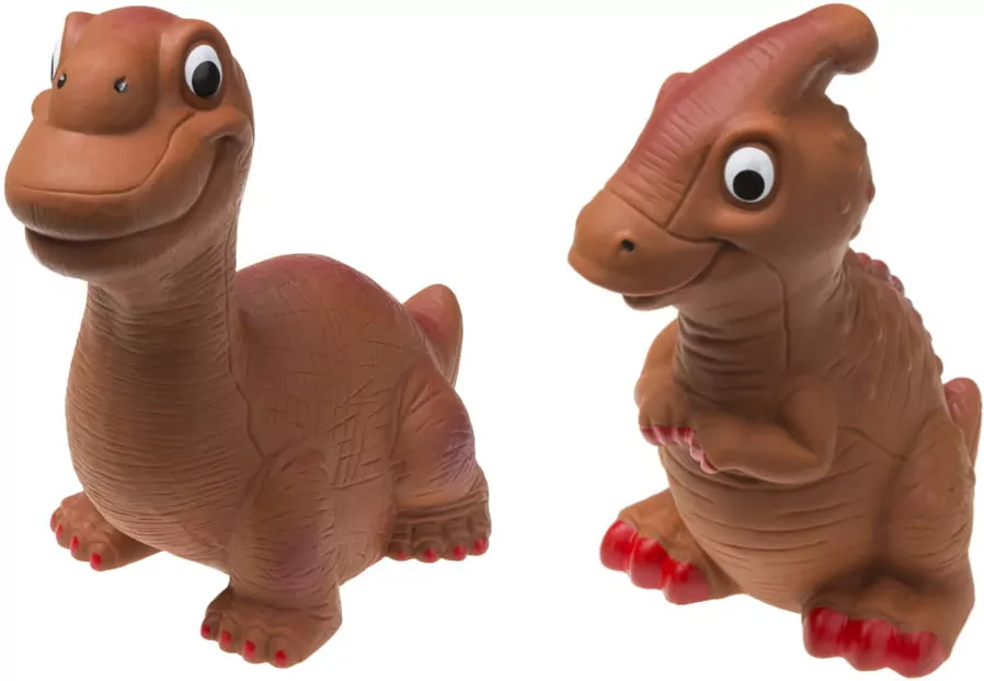 Dinozaur piszczący duży 15,5 cm dla zwierząt 1 szt.mix - tantis.pl