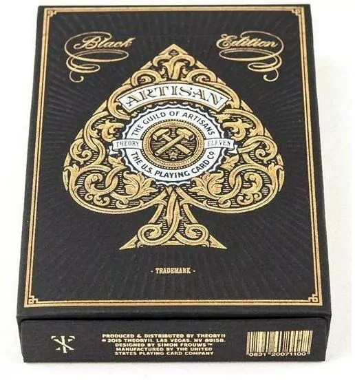 Karty Artisan czarne - tantis.pl