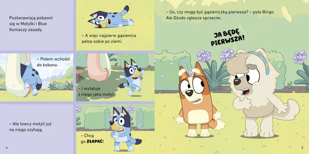 Motylki. Moja czytanka. Bluey - tantis.pl