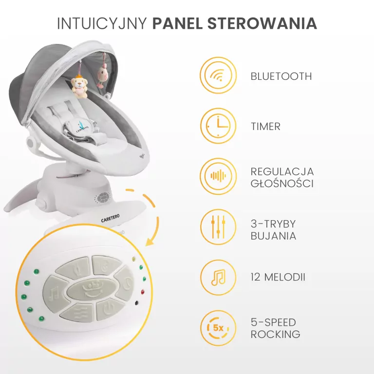 Caretero Bujaczek Opti różowy - tantis.pl