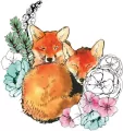 Karnet Swarovski kwadrat CL1226 Lisy - tantis.pl