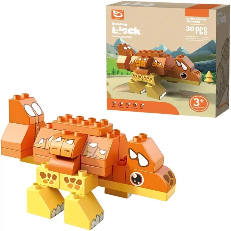Klocki dinozaur ankylozaur 30el - tantis.pl