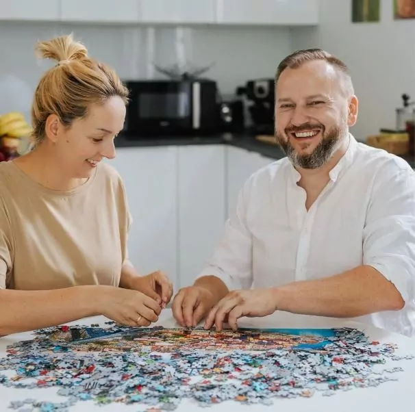 Trefl. Puzzle 2x500. Puszyści przyjaciele - tantis.pl