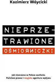 Nieprzetrawione ośmiorniczki. Jak niszczono w Polsce zaufanie. Państwo Prawa i rosyjska agentura wpływu - tantis.pl
