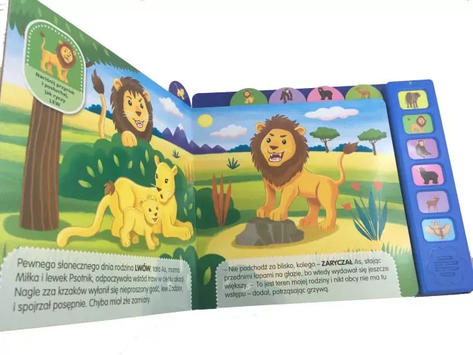 Dzikie zwierzęta. Odkrywam dźwięki - tantis.pl