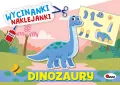 Dinozaury. Wycinanki naklejanki - tantis.pl