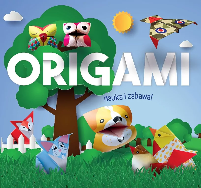 Origami. Nauka i zabawa. Zwierzątka z lasu - tantis.pl
