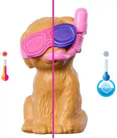 Barbie Puppy Pool Party z akcesoriami zmiana kolor - tantis.pl