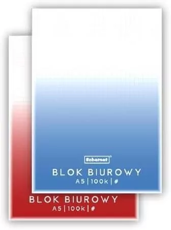 Blok biurowy A5/100K kratka (5szt) - tantis.pl