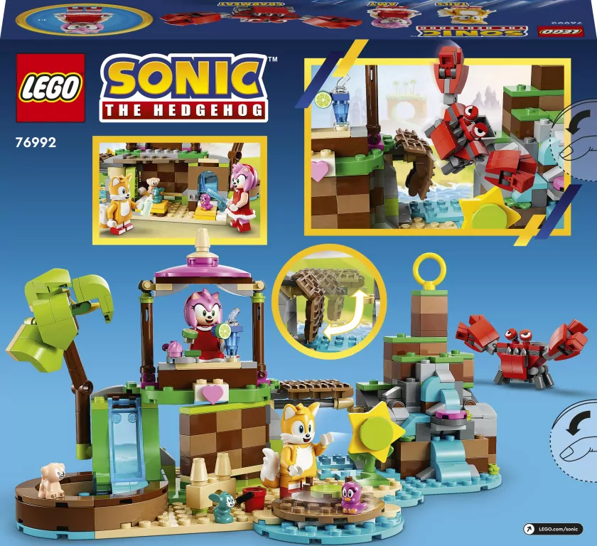 LEGO® Sonic the Hedgehog™. Wyspa dla zwierząt Amy 76992 - tantis.pl