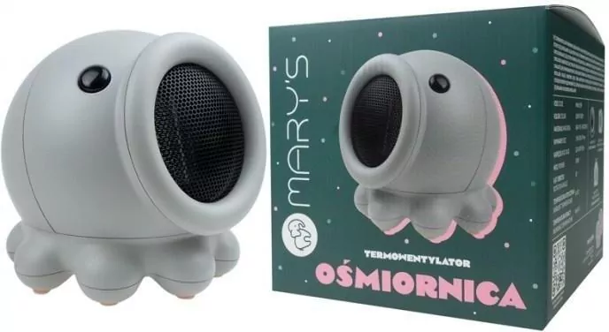 Mini grzejnik ośmiornica szara - tantis.pl