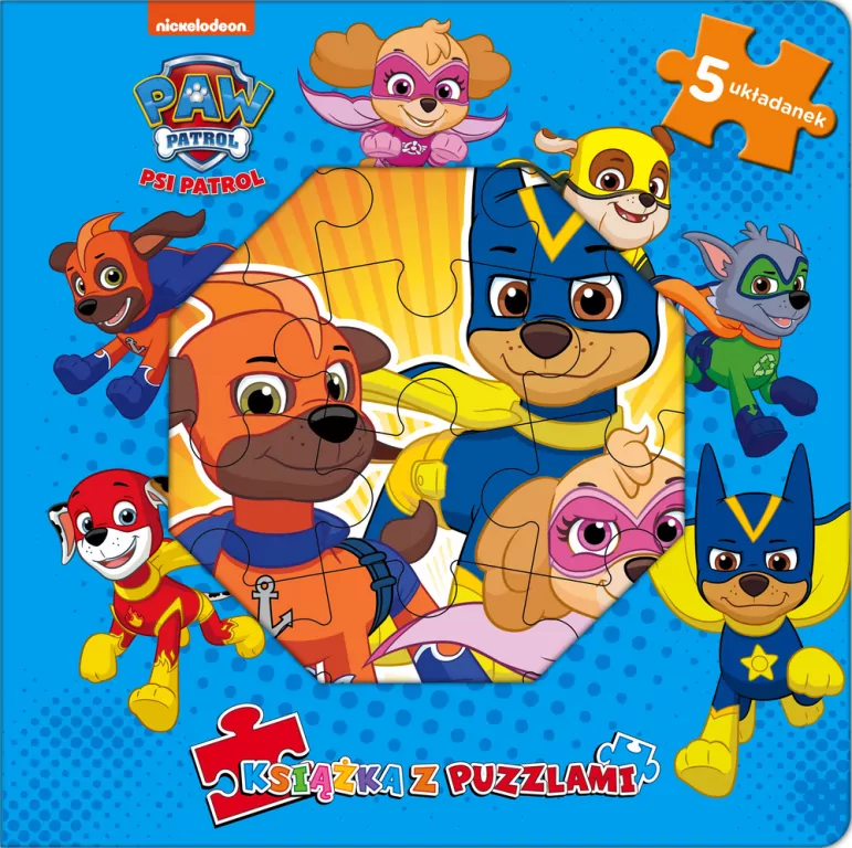 Psi Patrol. Książka z puzzlami - tantis.pl