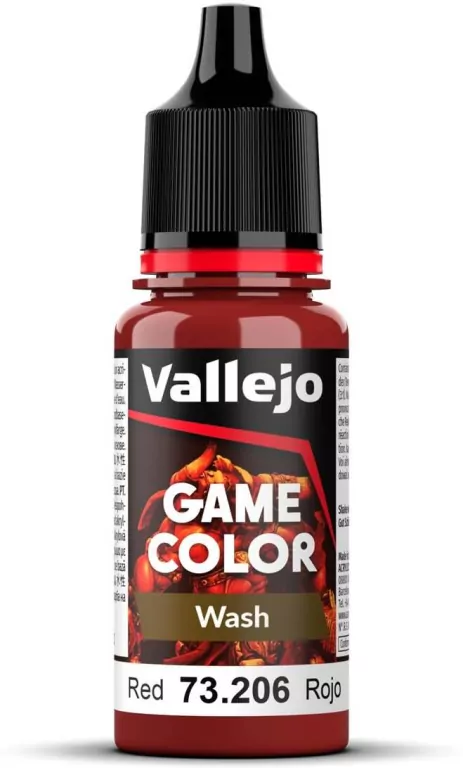 VALLEJO WASH-CZERWONY 17 ml - tantis.pl