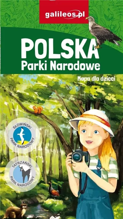 Polska. Parki Narodowe. Mapa dla dzieci - tantis.pl
