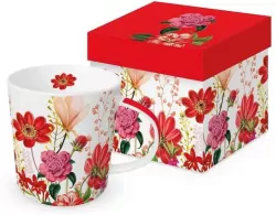 Kubek porcelanowy Kwiaty 350ml