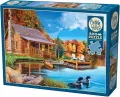 Puzzle 500. Dom nad jeziorem - tantis.pl