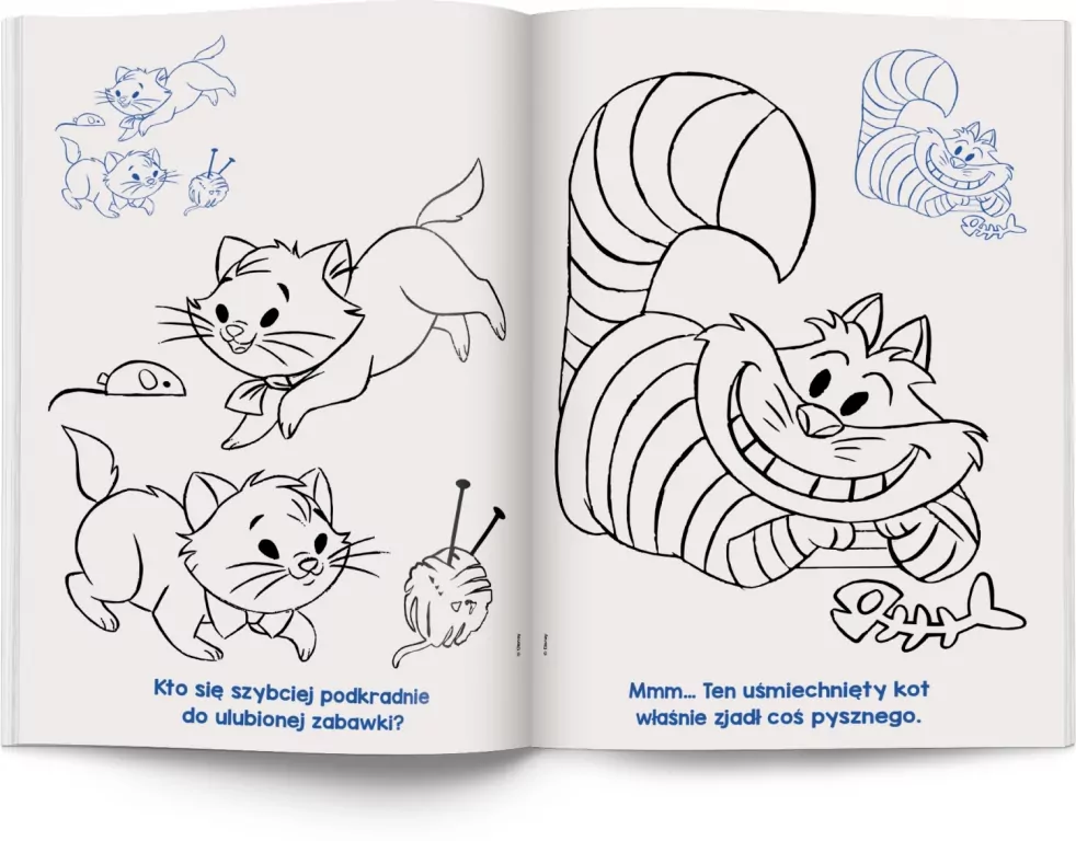 Disney Psy & Koty. Kolorowanka z naklejkami - tantis.pl