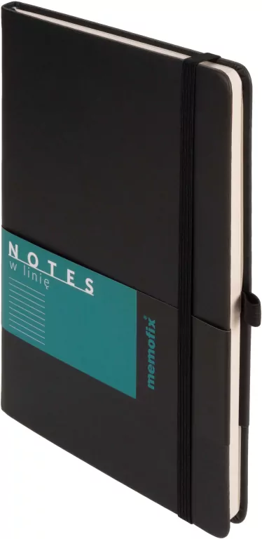 Notes Memofix A5 linia czarny - tantis.pl