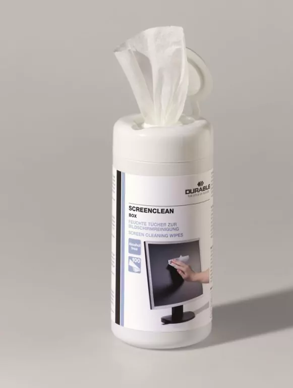 Durable. Ściereczki do czyszczenia monitora 100 sztuk, 573602 - tantis.pl