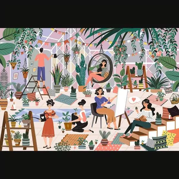Puzzle 1500. Everyday Joy. Botanic Vibes - tantis.pl