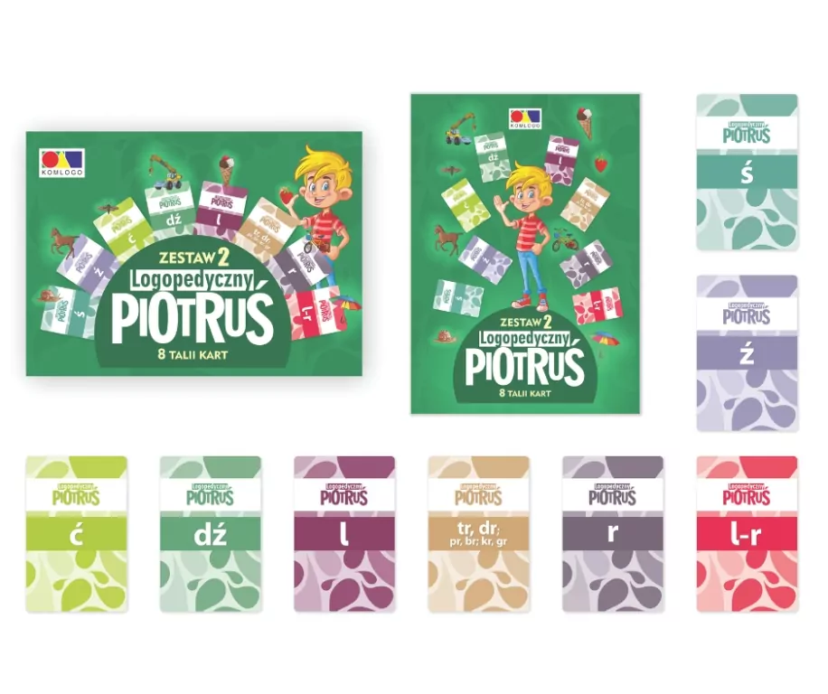 Logopedyczny Piotruś. Zestaw 2 - tantis.pl