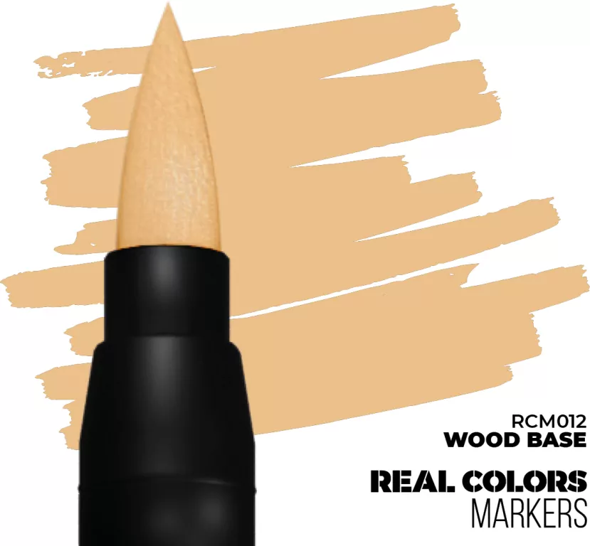 AK Interactive: Real Colors Markers - RCM012 - Wood Base - tantis.pl