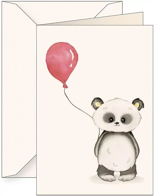 Karnet B6. Mała panda - tantis.pl