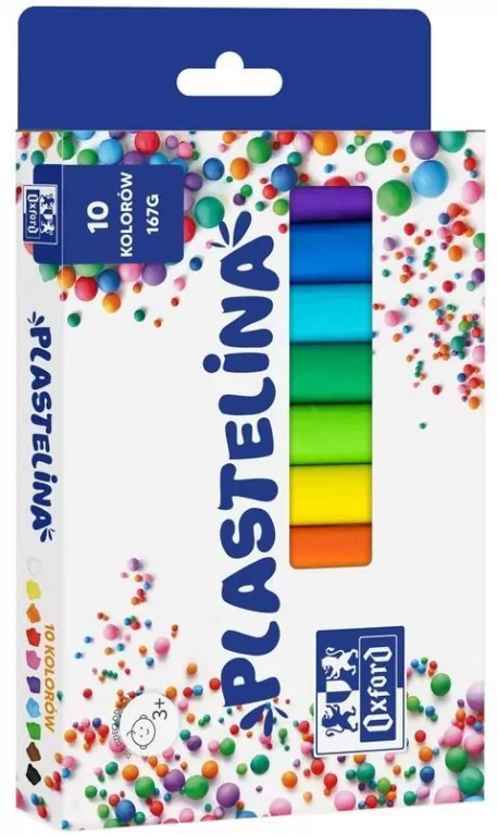 Plastelina Oxford 10 kolorów 167g - tantis.pl