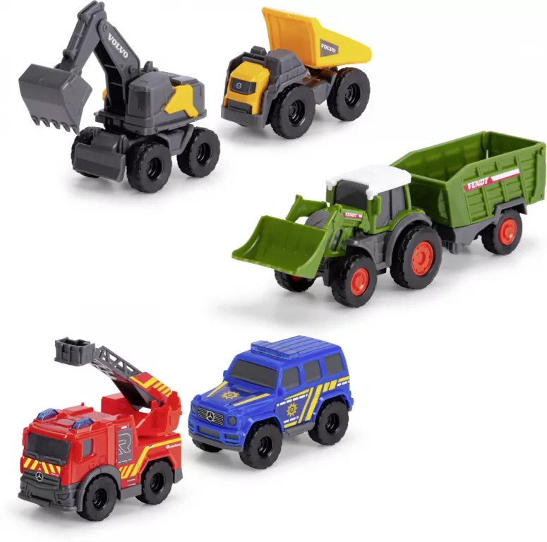 City Zestaw 6 pojazdów 8cm - tantis.pl