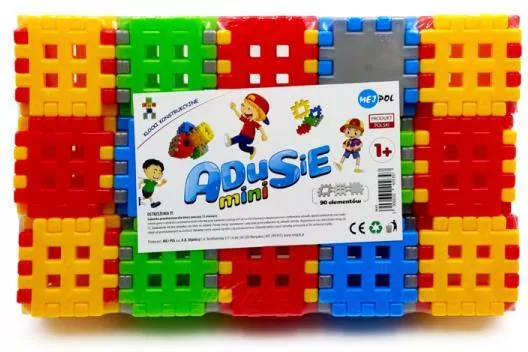 Klocki konstrukcyjne. Adusie Mini 90el - tantis.pl