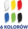 Farby plakatowe Oxford 6 kolorów 20ml - tantis.pl