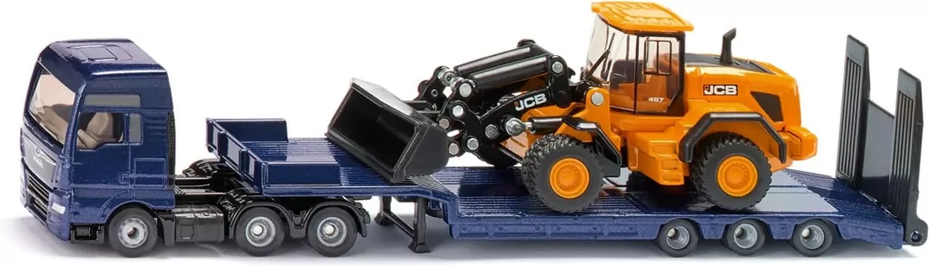 Ciężarówka MAN TGX XXL z ładowarką JCB. Siku Super - tantis.pl