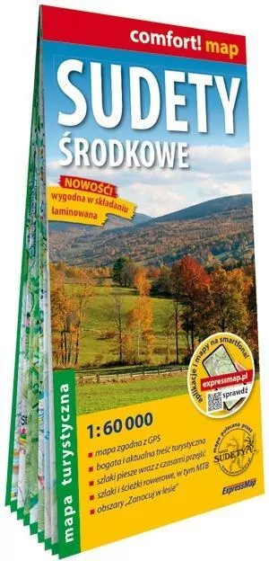 Comfort!map Sudety Środkowe 1:60 000 - tantis.pl