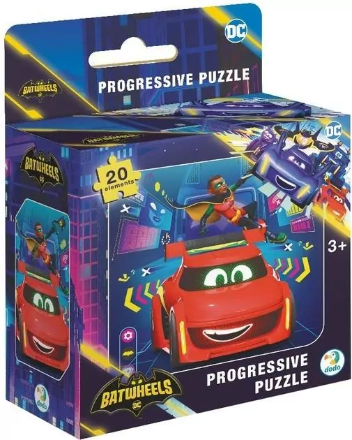 Puzzle 20 Batwheels. Czerwony Ptak - tantis.pl