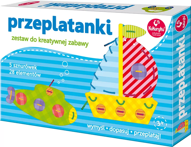 Przeplatanki. Zestaw do kreatywnej zabawy. Pojazdy - tantis.pl
