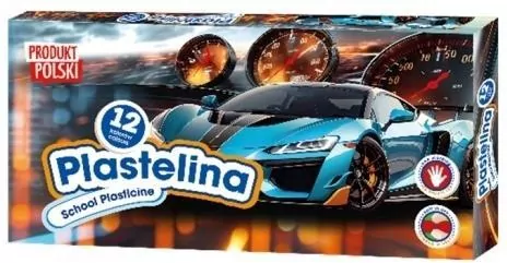 Plastelina szkolna Samochody 12 kol. ASTRA - tantis.pl