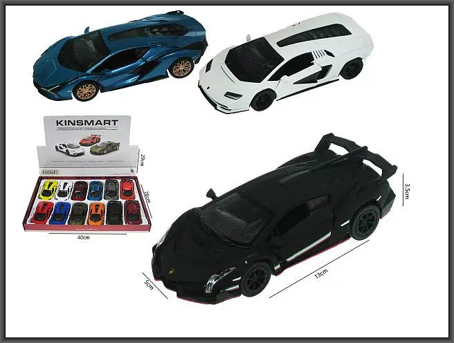 Lamborghini Collection 13cm z napędem KT5452D mix cena za 1 szt - tantis.pl