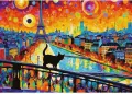 Kot w Paryżu. Puzzle 1000 elementów - tantis.pl