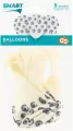 Balony Piłka Nożna czarno-białe 30cm - tantis.pl