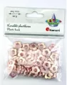 Koraliki plastikowe kwiatki 15mm 20g - tantis.pl
