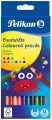 Pelikan. Kredki trójkątne, 12 kolorów - tantis.pl