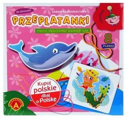 Przeplatanki dla dziewczynek. 8 plansz - tantis.pl
