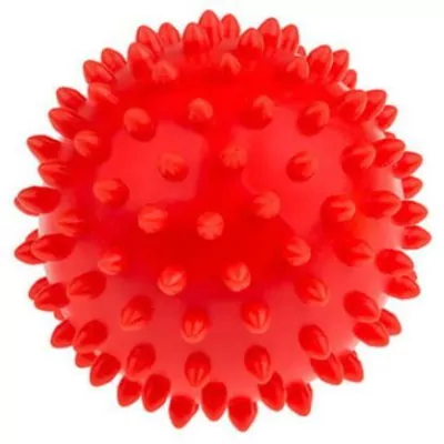 Piłka rehabilitacyjna czerwona 9cm