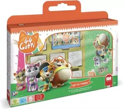 Pieczątki w walizce. 44 Koty. 7 szt