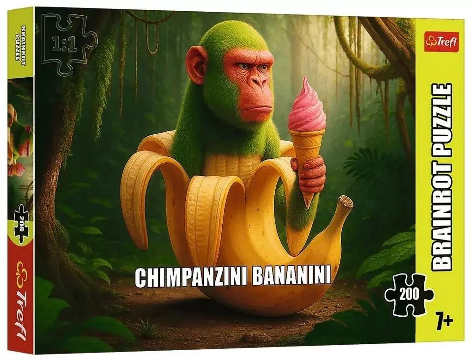 Puzzle 200 BrainRots Chimpanzini Bananini TREFL - tantis.pl