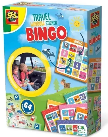 Bingo podróżne naklejki na szybę auta - tantis.pl