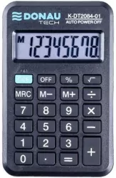 Kalkulator kieszonkowy 8 cyfr.czarny DONAU