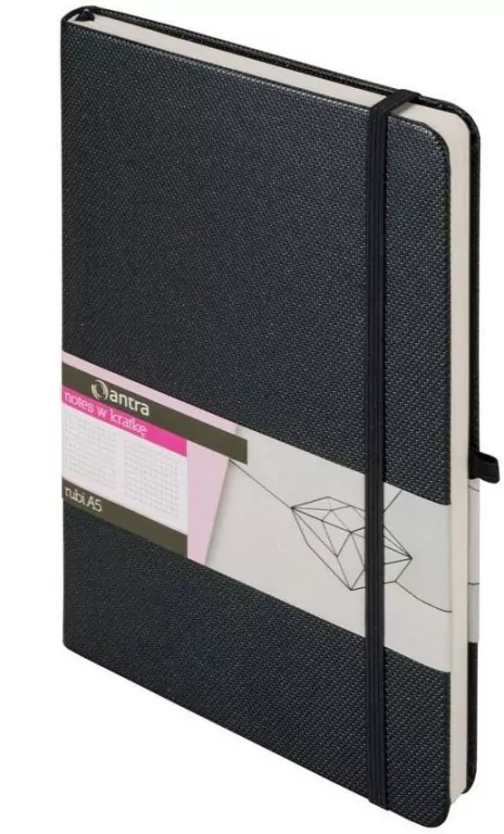 Antra. Notes A5 Kratka Rubi, grafitowy - tantis.pl