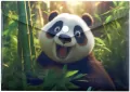 Koperta A5 PP na napę z nadrukiem Panda - tantis.pl