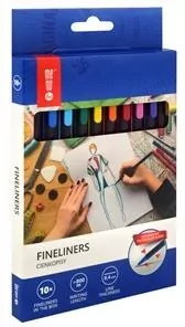 Cienkopisy 0,4mm. 10 kolorów - tantis.pl